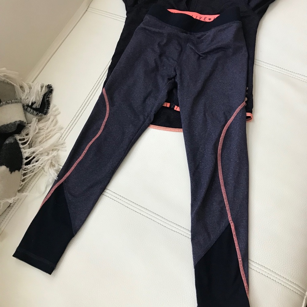 Sports yoga pants  for girl, free matching top 8Y